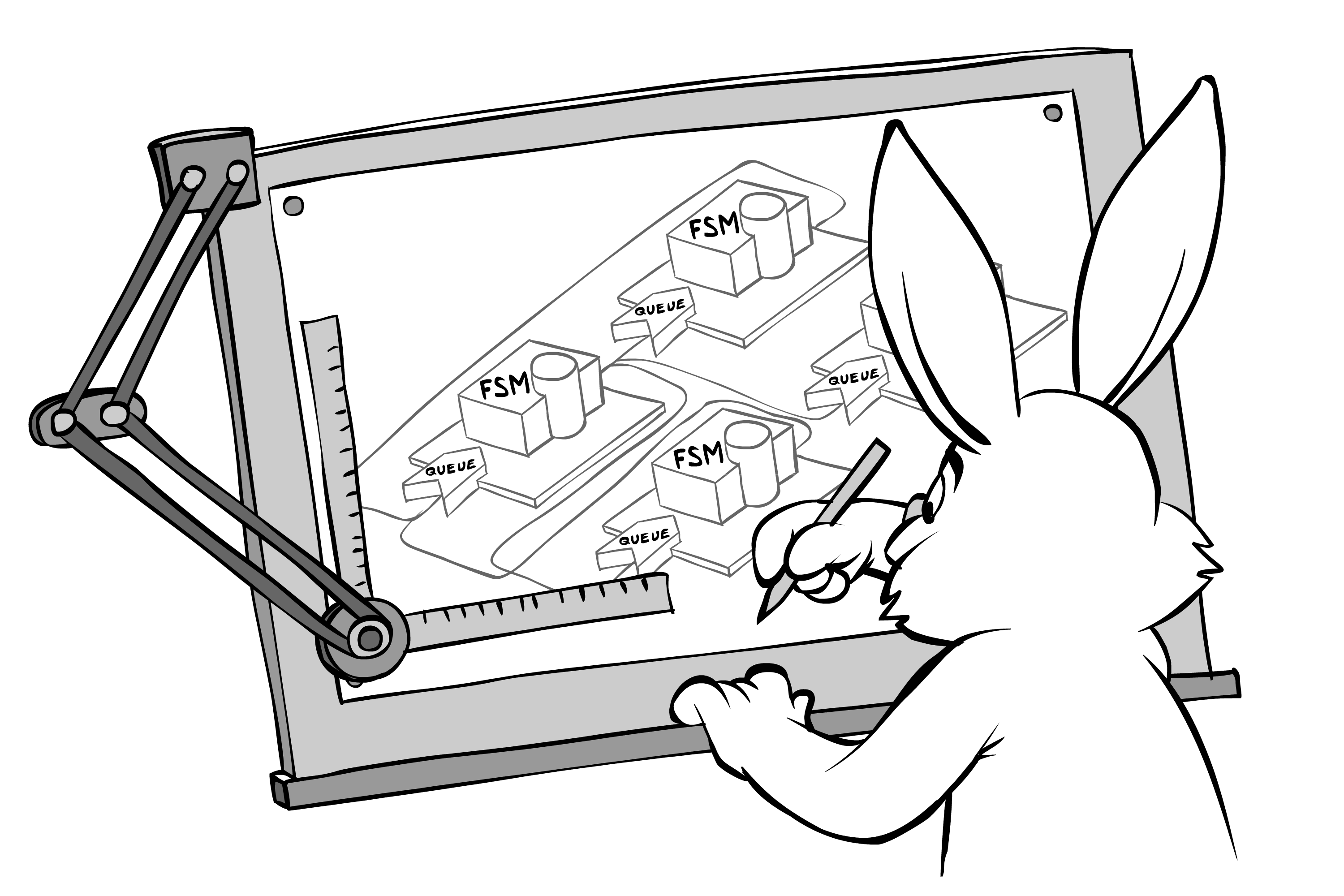 Client-Side. Client Architecture Diagram, Threads, and Game Loop - Image 1