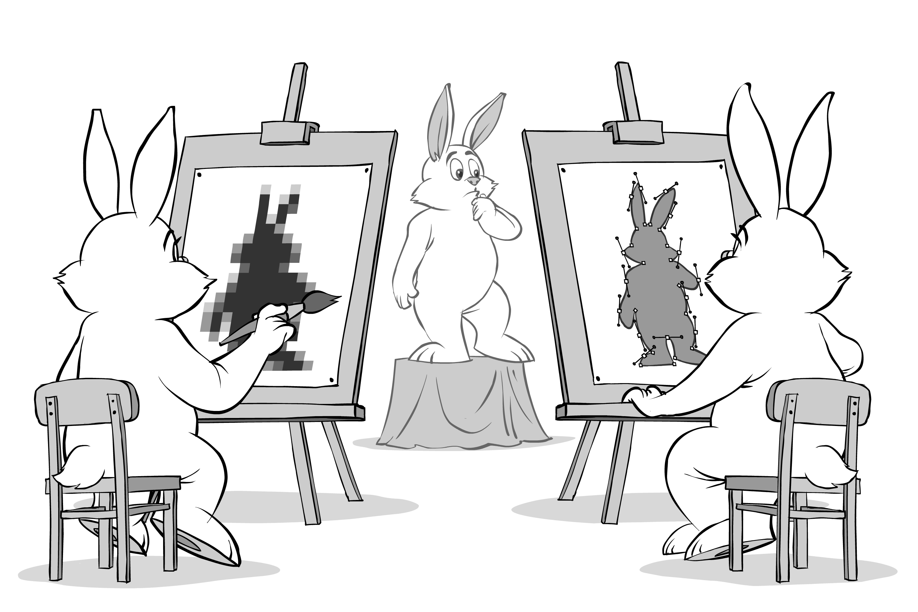 Game Graphics 101: Static 2D (Vectors/Rasters, Color Spaces, 2D Anti-Aliasing, etc.) - Post preview image