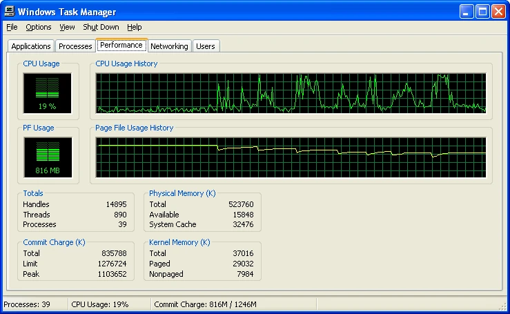 RAM decrease when killing-and-reloading IE processes